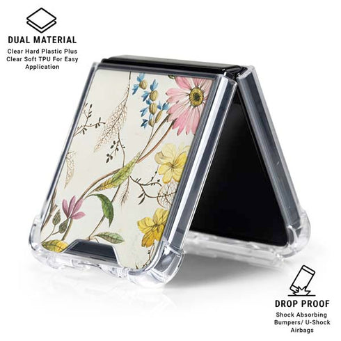 Wildflowers by William Kilburn Galaxy Z Flip6 Clear Case